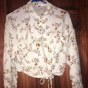 Cropped long sleeved